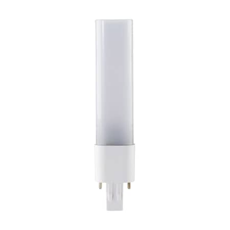 Satco Bulb, LED, PL, GX23, 5.5W, 120V-277V, 3000K, Frosted S11551